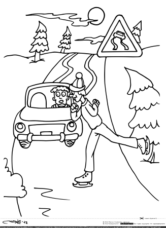 Рисунок на тему гололед