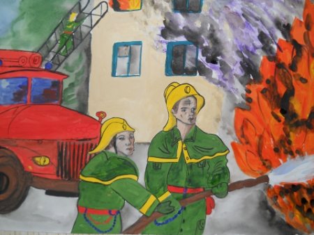 Героизм пожарных для детей