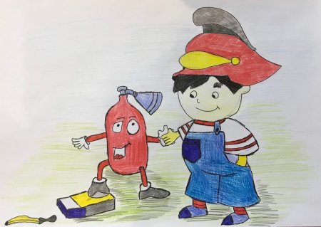 Детские рисунки на тему безопасность
