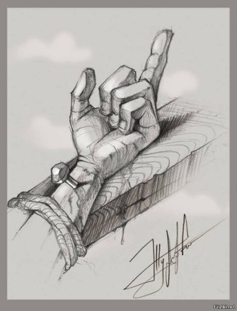 Свобода рисунок карандашом