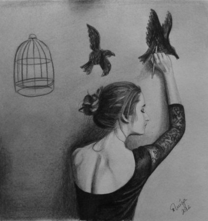 Рисунок на тему Свобода