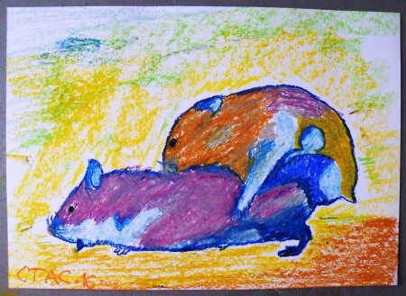 Рисуем пастелью с детьми