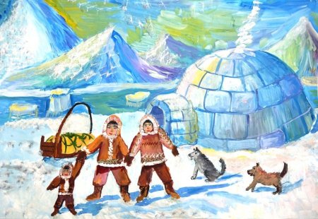 Пейзаж народов севера