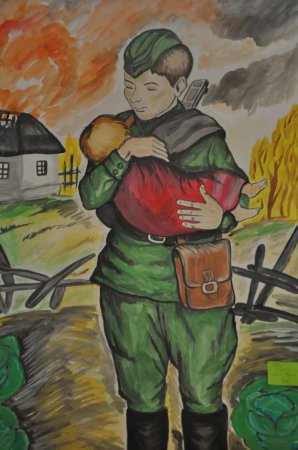 Воин рисунок