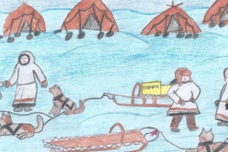 Раскраски народы севера для детей