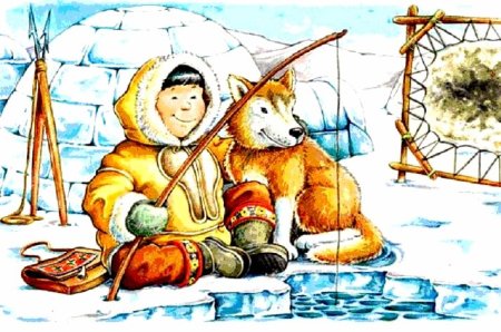 Тундра рисунок