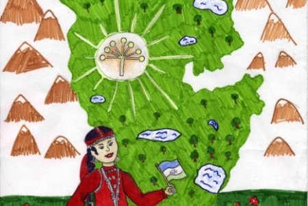 Рисунок на тему Башкортостан мой край родной