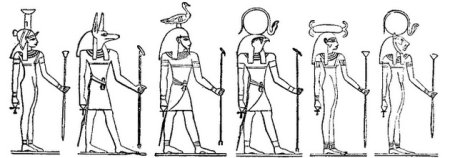 Нарисовать Бога Египта Амон ра