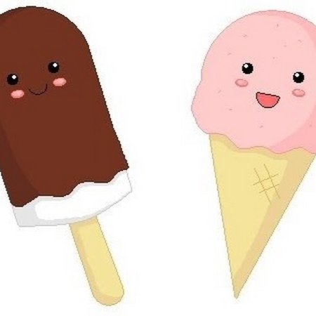 Няшная еда мороженое