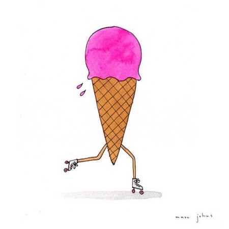 Мороженое для срисовки легко
