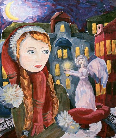 Православное Рождество акварель