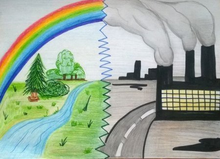 Простые рисунки на тему экология