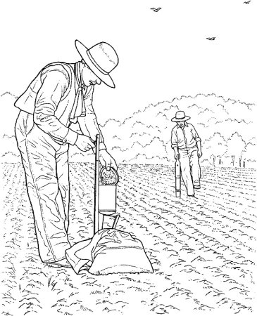 Агроном раскраска