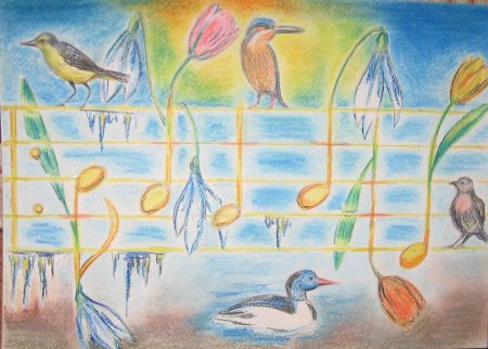 Рисунок звучащая природа