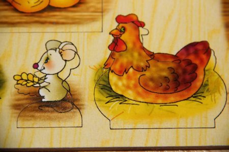 Разукрашка Курочка Ряба