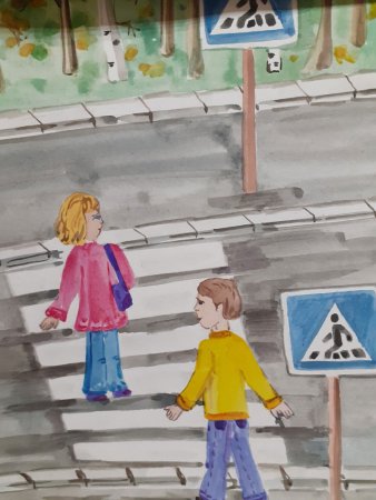 Конкурс рисунков мы пешеходы
