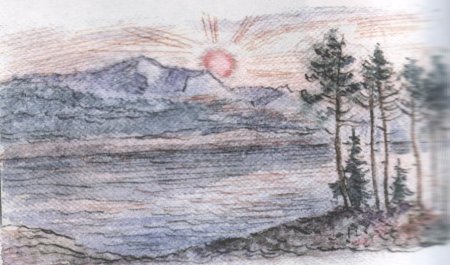 Иллюстрация Эдуарда Грига утро