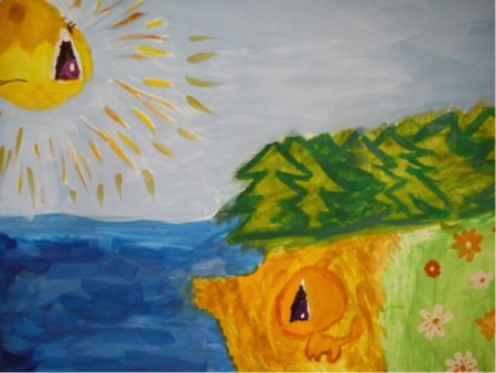 Григ утро рисунок