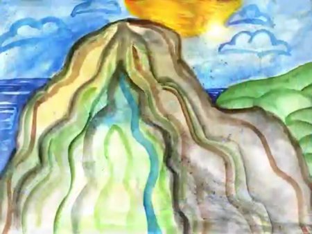 Рисунок на тему рассвет