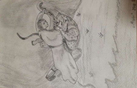 Утёс Лермонтов рисунок