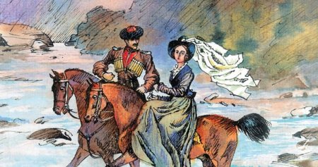 Рисунок к стиху тучи Лермонтова