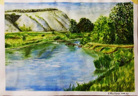 Природа Саратовского края рисунок