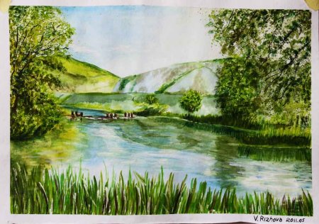 Рисование родной край