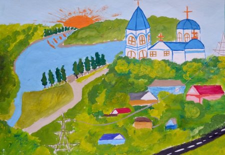 Рисование природа родного края