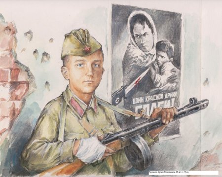 Платонов маленький солдат иллюстрации к рассказу