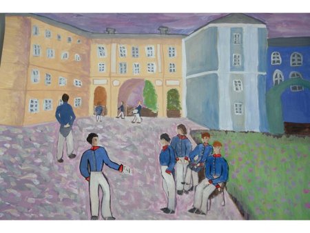 Царскосельский лицей нарисовать