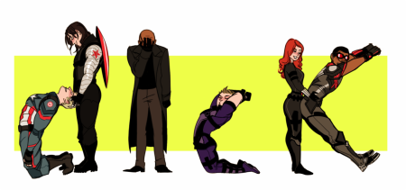 Мстители Марвел герои иллюстрации