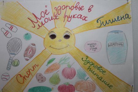 Наше здоровье в наших руках плакат