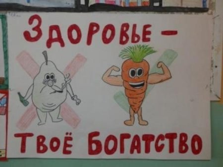 Рисунок на тему ЗОЖ