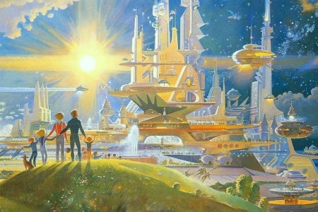 Зарисовка города будущего