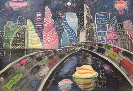 Школа в будущем рисунки