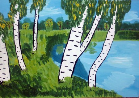 Рисунок на тему природа