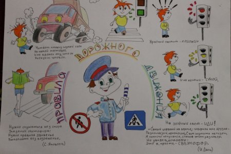 Детские плакаты ПДД