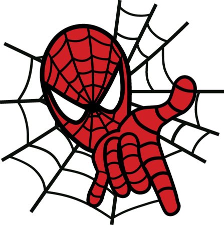 Человек паук svg
