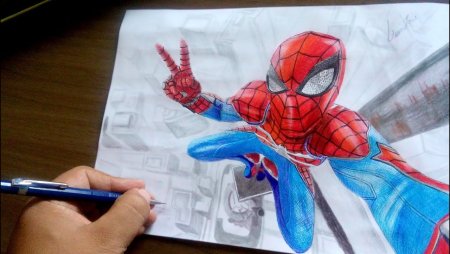 Рисунки человек паук ps4