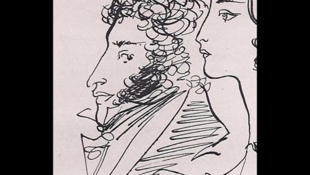 Анна Петровна Керн рисунок Пушкина