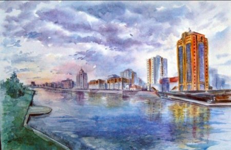 Рисунок на тему город будущего