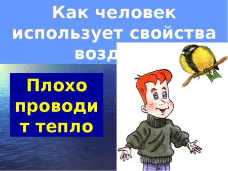 Воздух плохо проводит тепло рисунок
