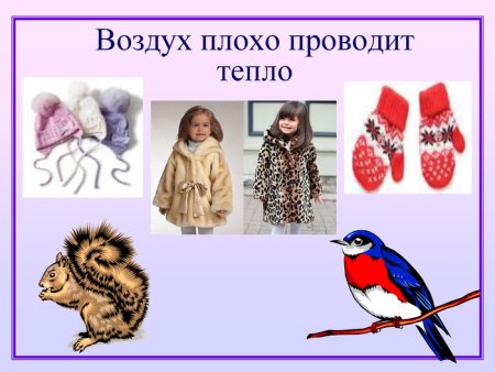 Воздух плохо проводит тепло