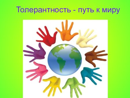 Толерантность путь к миру