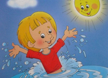 Солнце воздух и вода рисунок