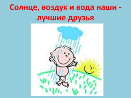 Закаливание солнце воздух и вода