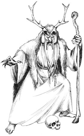 Лесной царь Шуберт рисунок