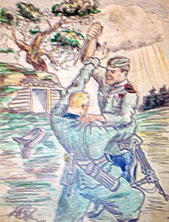 История одного солдата рисунок