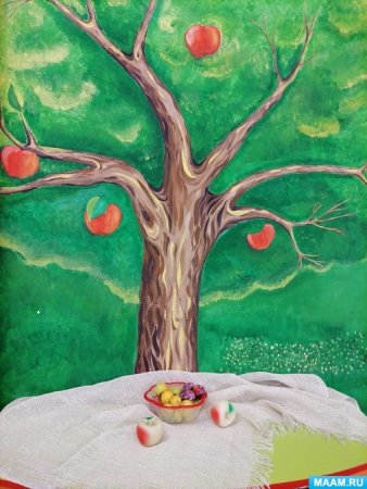 Творчество для детей на тему яблоки