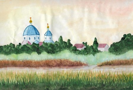 Рисунок на тему водоемы